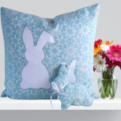 Kissenhülle 40x40 /Sofakissen /Ostergeschenk/Kissen grün/Kissenbezug für Ostern/ Deko Kissen /Osterdekoration/Osterhasen