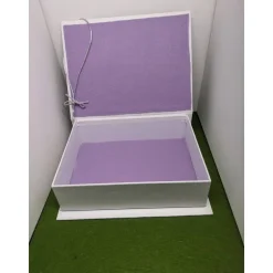 Klappdeckelbox mit Serviettenmotiv 