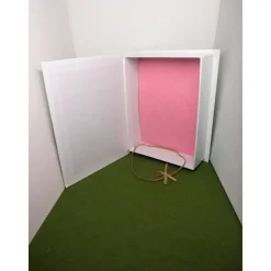 Klappdeckelbox mit Serviettenmotiv 