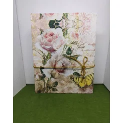 Klappdeckelbox mit Serviettenmotiv 