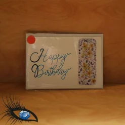 Klappkarte - GEBURTSTAG / HAPPY BIRTHDAY - DinB6 - [2019-0532] - handgeschrieben