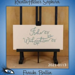 Klappkarte - WEIHNACHTEN - [2021-0113] - handgeschrieben