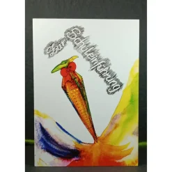 Klappkarte A6 "Zur Schuleinführung"