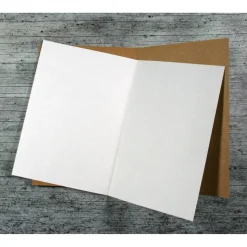 Klappkarte **Hase1** von ZWEIFARBIG mit Kuvert Geldgeschenk Ostern Geschenkkarte Kraftpapier Osterhase