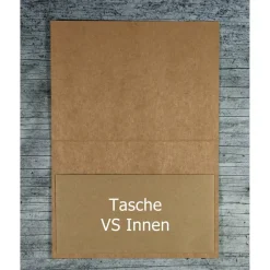 Klappkarte **Hase1** von ZWEIFARBIG mit Kuvert Geldgeschenk Ostern Geschenkkarte Kraftpapier Osterhase