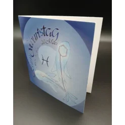 Klappkarte Sternzeichen Fische