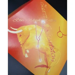 Klappkarte Sternzeichen Stier