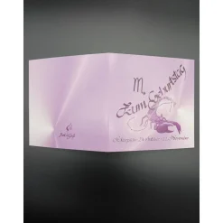 Klappkarte Sternzeichen Skorpion