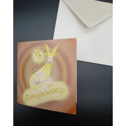 Klappkarte Sternzeichen Steinbock