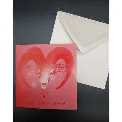 Klappkarte Sternzeichen Widder