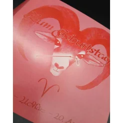 Klappkarte Sternzeichen Widder