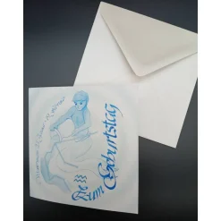 Klappkarte Sternzeichen Wassermann