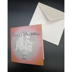 Klappkarte Sternzeichen Zwillinge