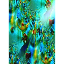 Klebefolie – Digital-ART • Tanz der Lichter • Fensterschmuck Design  Ulrike Kröll