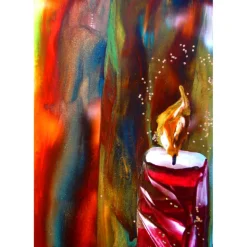 Klebefolie - Malerei • "Eine schöne Vorweihnachtszeit" • Fensterschmuck Design  Ulrike Kröll