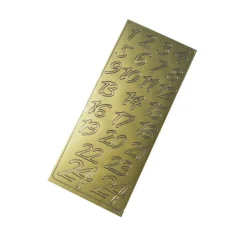 Klebezahlen Adventskalender