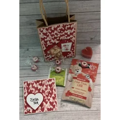 „kleine Auszeit“ Geschenkset inkl. Grußkarte zum Valentinstag, Muttertag, zum Geburtstag, Wellness Tüte mit Badesalz etc