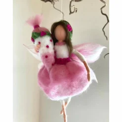 kleine gefilzte Schultütenfee