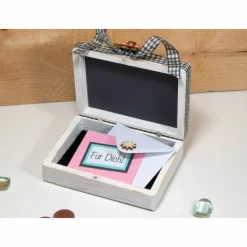 Kleine Geschenkbox im Vintage Stil Schmuckbox, Geldgeschenk, Rosen, handgemacht, Kleinigkeiten von NB