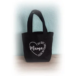 kleine Geschenktasche, Stofftasche, Mama, Muttertag