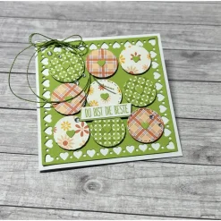 Kleine Grußkarte / Glückwunschkarte zum Geburtstag, Muttertag oder die Freundin, Herzen, Stampin’Up, Handarbeit