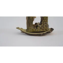 Kleine Krippe auf Holzscheibe