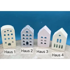 Kleine Lichthäuser aus Raysin in Pastell – Einzigartige Deko & sanftes Licht