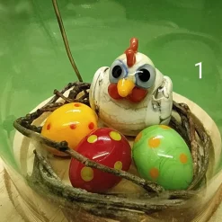 kleine Ostergrüße aus Glas