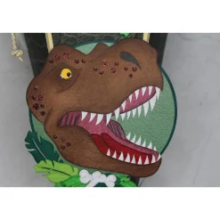 Kleine Schultüte Dinosaurierkopf „T-Rex“ 41 cm 5-eckig