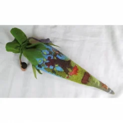 kleine Schultüte für Geschwister, Geschwistertüte Waldtiere als Beigeschenk zur Einschulung für Bruder/Schwester