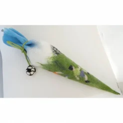 kleine Schultüte Fußball für Geschwister, Geschwistertüte Fußball als Beigeschenk zur Einschulung für Bruder/Schwester