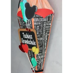 Kleine Schultüte „Tschüss Grundschule“ 41 cm 5-eckig Farbvarianten