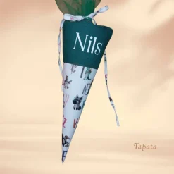 Kleine Schultüte, Vorschultüte, Zuckertüte - Buchstaben Zoo