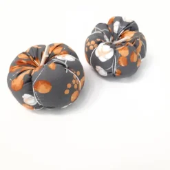 Kleine Stoffkürbisse, herbstliche Deko-Kürbisse (1 Stk.)