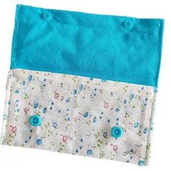 Kleine Stofftasche als Geschenkebeutel – Handgemachter Geldbeutel aus Baumwolle