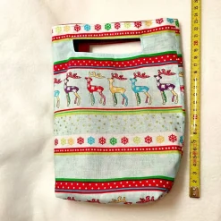 kleine Tasche für Geschenke, nachhaltig,wiederverwendbar Beutel,Verpackung Geschenk,Adventskalender,Geschenkverpacku