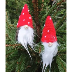 Kleine Wichtel zur Dekoration – Handgemachte Deko mit Fliegenpilzhut und Bart