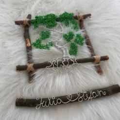 kleiner Bonsai / Drahtbaum Wandbild / Lebensbaum Fensterbild/ Geschenkidee/ Baum aus Draht/ Wunsch Anfertigung