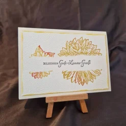 Kleiner Gute Laune Gruß - Gratulationskarte - Blume