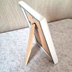 Kleines Bild "HAB`DICH EINFACH LIEB" mit gehäkeltem Herz zum Muttertag