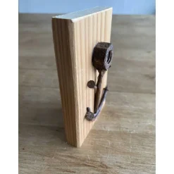 Kleines Holzschild mit Anker, Upcycling, Spruchschild, kleines Geschenk, Home Deko