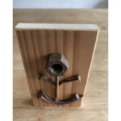 Kleines Holzschild mit Anker, Upcycling, Spruchschild, kleines Geschenk, Home Deko