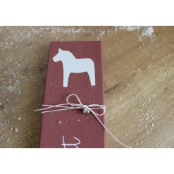 Kleines Holzschild zum Anlehnen 