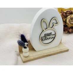 Kleines Ostergeschenk mit Deko-Ei & Trockenblumen – Handgemacht