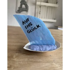 Kleines Segelboot mit Botschaft, Sprüche, Geschenk oder Dekoratives, Segelschiff