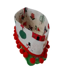 Kleines Weihnachtskörbchen für Gebäck oder Deko