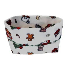 Kleines Weihnachtskörbchen für Gebäck oder Deko