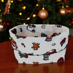 Kleines Weihnachtskörbchen für Gebäck oder Deko