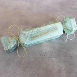 Knallbonbon-Schachtel zur Rente ~ Text: Schönen Ruhestand ~ ca. 13 x 3 cm (befüllbar: ca. 8x3cm)