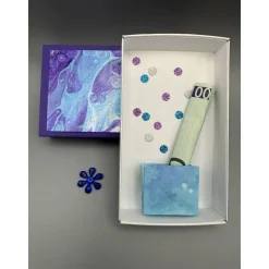 Künstlerische Geldgeschenk Box im Pouring-Design – Originelle Geschenkverpackung